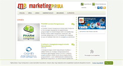 Desktop Screenshot of marketingpirula.hu