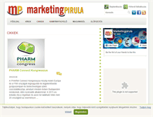 Tablet Screenshot of marketingpirula.hu